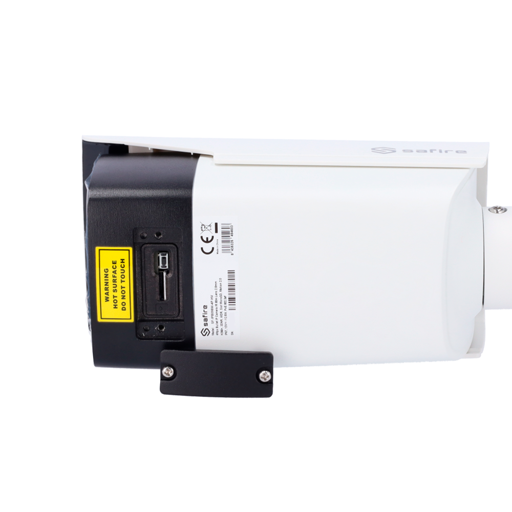 Telecamera IP 4 Mp (2688x1520) - 1/3" Progressive Scan CMOS - H.265+ | Ottica 2.8 mm | WDR - Motion Detection 2.0 di persone e veicoli - IR fino a 80m - Registrazione su scheda Micro SD