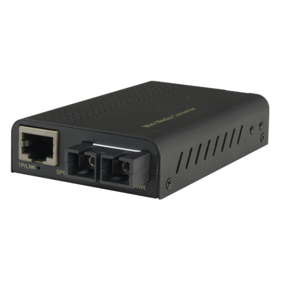 Convertitore multimediale - Ethernet RJ45 - Fibra multimodale - Connettore Duplex SC - TRx 850 nm - Gigabit - Massimo 550 m