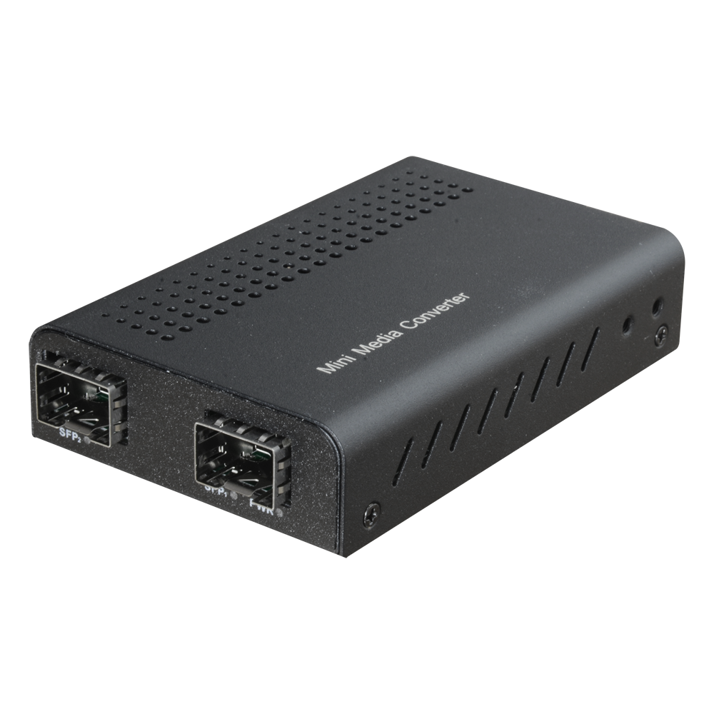 Convertitore multimediale - SFP a SFP - 2x SFP - 1.25 Gb/s - Supportati Monomodale e Multimodale - Dimensione ridotta