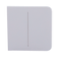 Ajax - LightSwitch SideButton - Pannello tattile per doppio interruttore della luce - Compatibile con AJ-LIGHTCORE-2G - Retroilluminazione a LED - Pannello tattile laterale senza contatto - Colore grigio nebbia