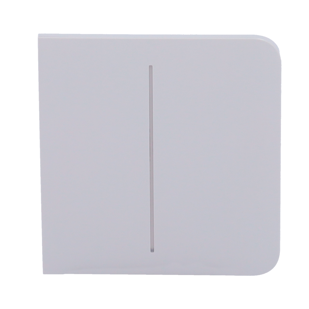 Ajax - LightSwitch SideButton - Pannello tattile per doppio interruttore della luce - Compatibile con AJ-LIGHTCORE-2G - Retroilluminazione a LED - Pannello tattile laterale senza contatto - Colore grigio nebbia