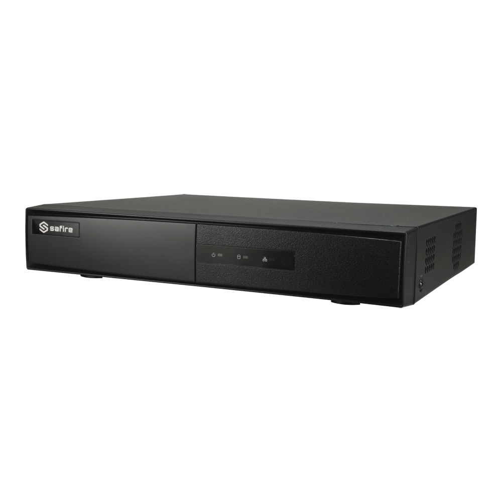 Videograbador Safire 5n1 - Audio sobre cable coaxial - 8CH HDTVI/HDCVI/HDCVI/AHD/CVBS/CVBS/ 8+2 IP - 1080P Lite (25FPS) - Salida HDMI Full HD y VGA - 1 HDD