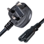 Cavo per collegare - Connettore QT2 - Compatibile con spine inglesi 3 PINES - Fusibile di protezione - 250VAC / 13A MAX - 140cm lungo - Innowatt