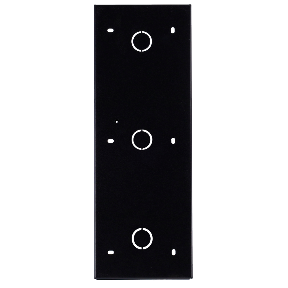 Video intercom support - Specific for Akuvox AK-X915S video intercoms - Dimensions: 334mm (Al) x 119mm (An) x 40mm (Fo) - Made of galvanized steel - Flush mounting - easy installation