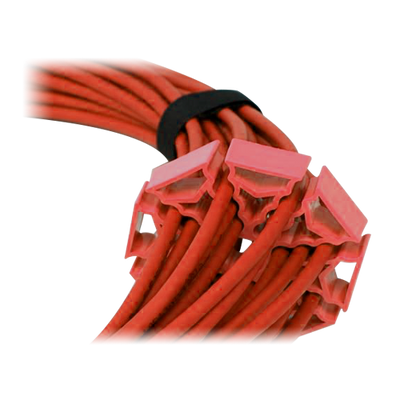 Organizador de cables - Diámetros permitidos 5~7,6 mm - Hasta 30 cables al mismo tiempo - Material flexible