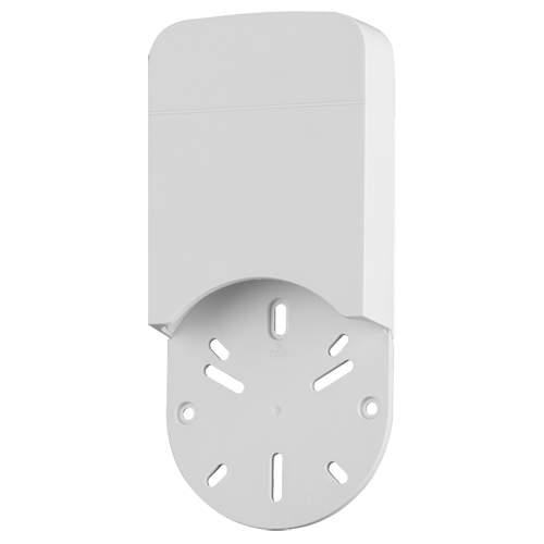 Junction box - For bullet or dome cameras - For outdoor use - Wall installation - White color - Hollow pin