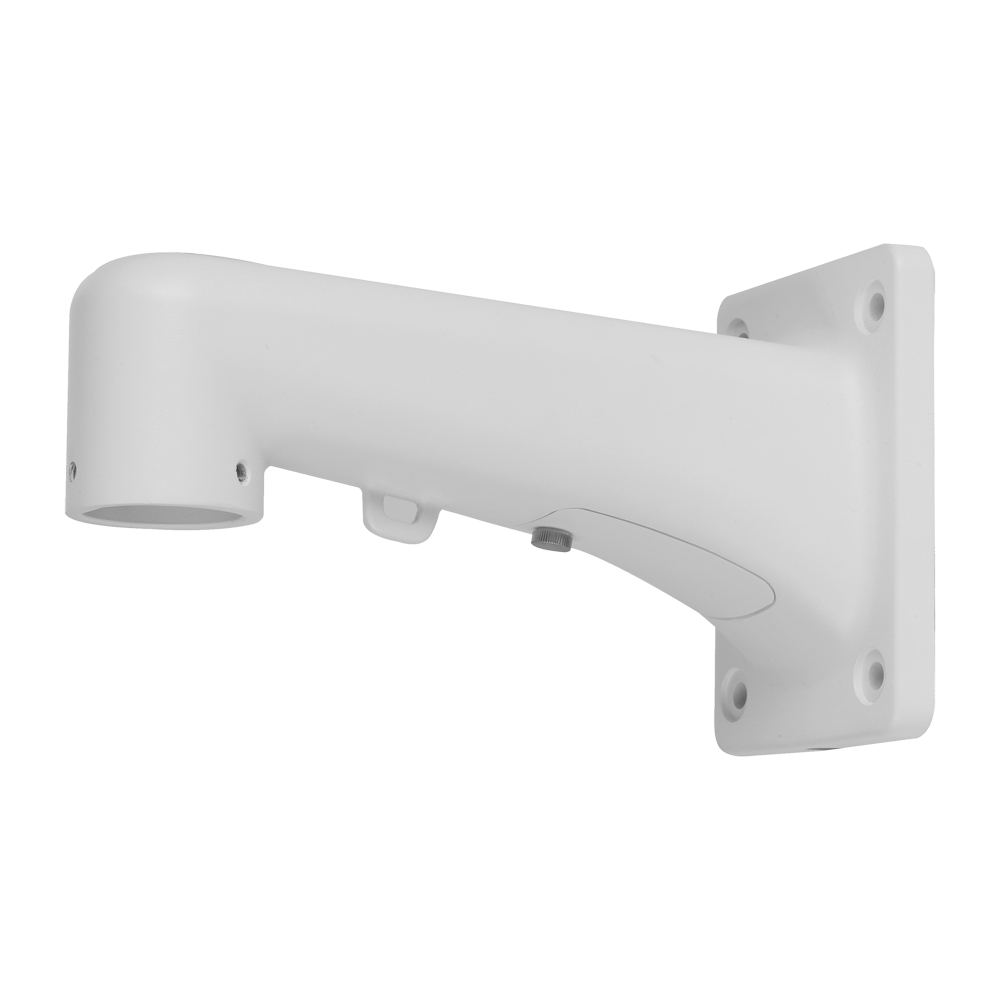 Wall bracket - For motorized dome cameras - Aluminum - Suitable for outdoor use - White colour