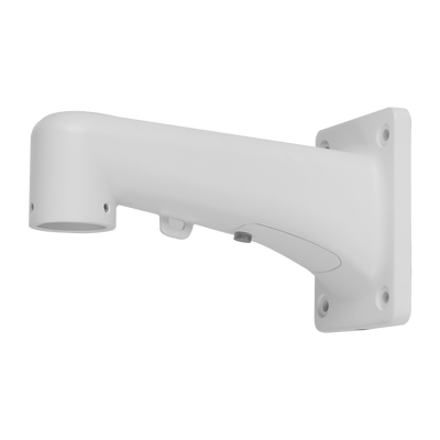 Wall bracket - For motorized dome cameras - Aluminum - Suitable for outdoor use - White colour