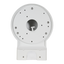 Wall bracket - For dome cameras - Suitable for outdoor use - White color - Load resistance 3 Kg - Cable pin