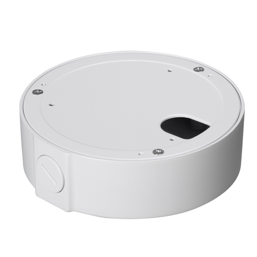 Scatola di giunzione - Per telecamere dome - Per esterni - Installazione a parete o a soffitto - Colore bianco