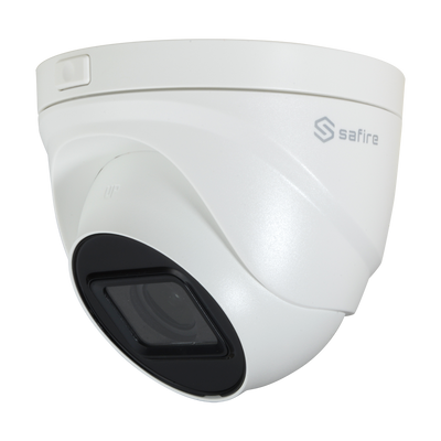 Telecamera Dome IP Safire - 4 Megapixel (2560×1440) - Ottica motorizzata varifocale 2.8~12 mm  - Compressione H.265+/H.265/H.264+/H.264 - WDR 120 dB - Waterproof IP67