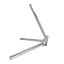 Repuesto for lathes - Specific for lathes with tripod - Connection of arms and dial - Compatible with ZK-TSx000-PRO - Pace height 550 mm - Made of stainless steel SUS304