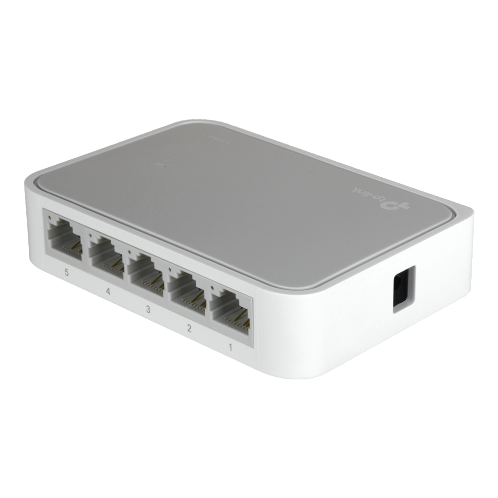TP-LINK - Switch da tavolo - 5 porte RJ45 - Velocità 10/100 Mbps - Plug and Play - Tecnologia a risparmio energetico