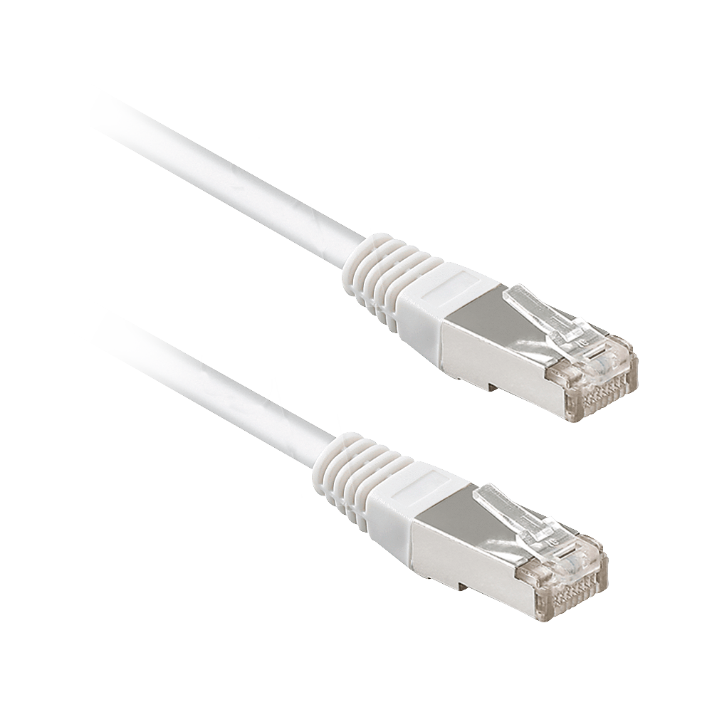 Cavo UTP Safire - Ethernet - Connettori RJ45 - Categoria 5E - 1 m - Colore bianco