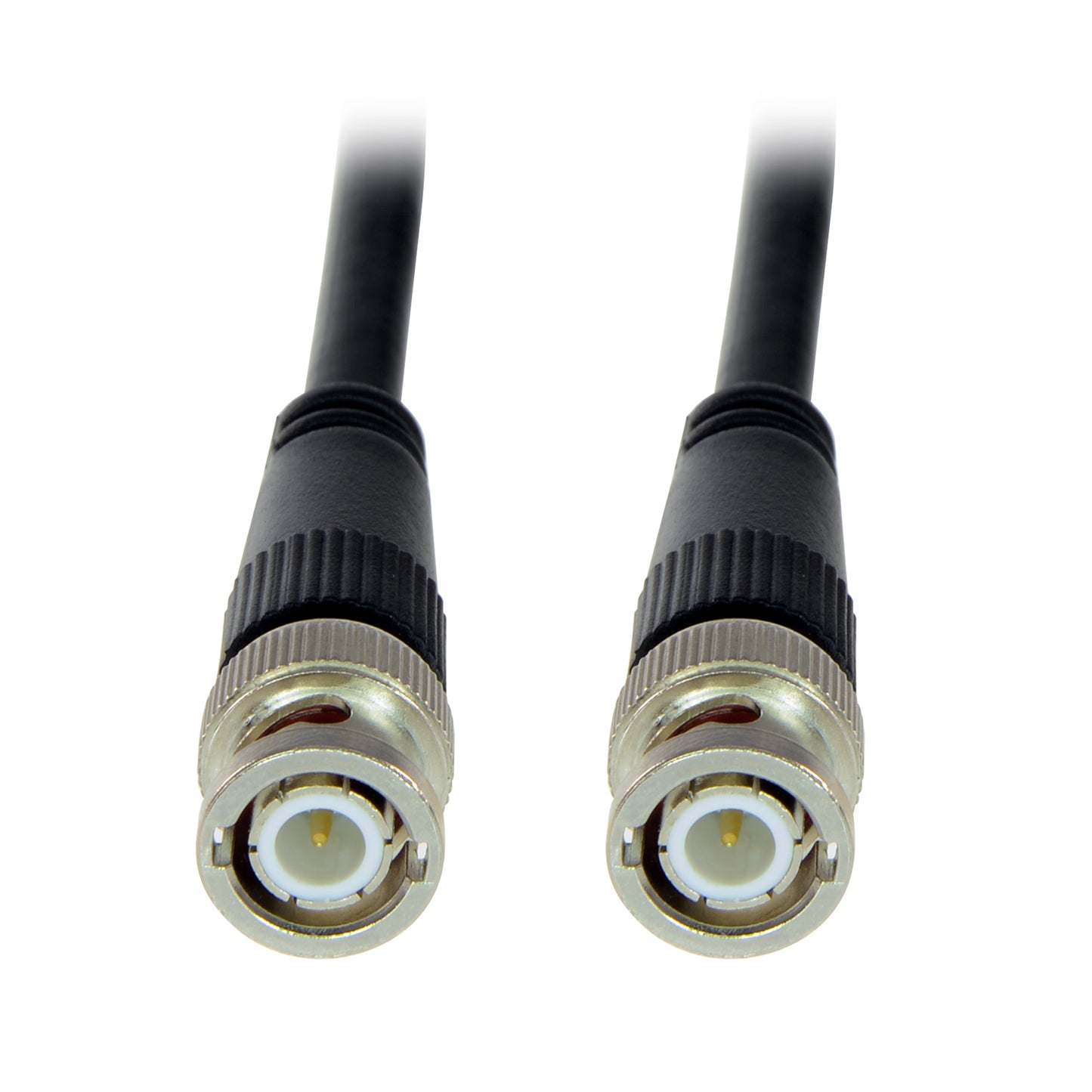 Prepared coaxial cable - BNC male to BNC male - RG59 coaxial - Length 1m - For female Balun connections to DVR - Robust construction