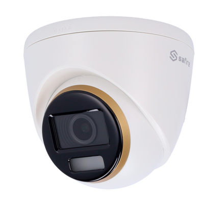 Safire ULTRA Range Turret Camera - HDTVI Output - 3K CMOS Night Color - 2.8 mm White Light Lens Range 40m - WDR (130 dB) | 3D DNR - Waterproof IP67 | PoC.at