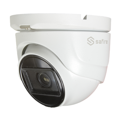 Telecamera dome Safire 5 Mpx 4N1 ULTRA - Alta sensibilità Ultra Low Light - Lente 2.8 mm - EXIR IR LEDs Distanza 30 m - WDR, BLC, HLC, 3DNR, Smart IR - IP67