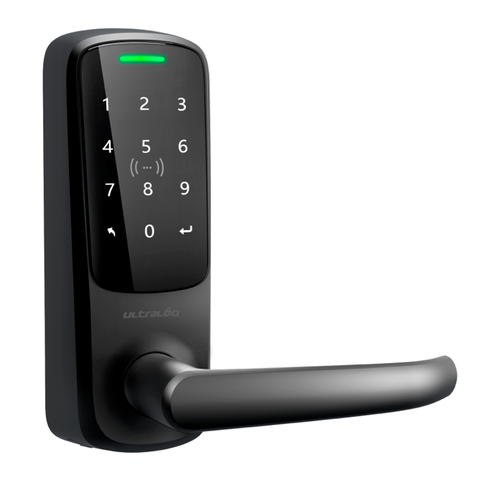 Serratura intelligente Anviz Ultraloq - NFC, PIN e App - 50 utenti | WiFi e Bluetooth - Autonoma 4 x pile AA - Applicazione mobile U-tec - Adatta per esterni IP65
