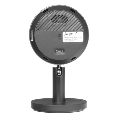 Arenti Optics Smart camera - Wifi 2.4 GHz | 2K / 3MP resolution - IR night vision up to 10m - Recording on MicroSD or Cloud - People detection : Privacy mode - App Arenti | Google and Alexa compatible