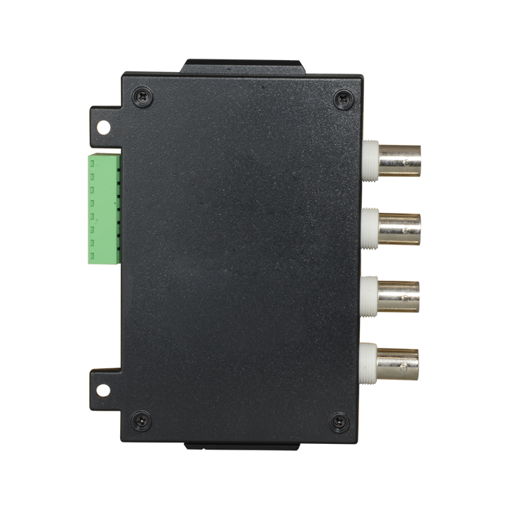 Video Balun for HDTVI / HDCVI / AHD /CVBS - 4 Passive Channels - Includes 4 BA612P-HACs - BNC & RJ45 Connection - Distance: 180 ~ 440m