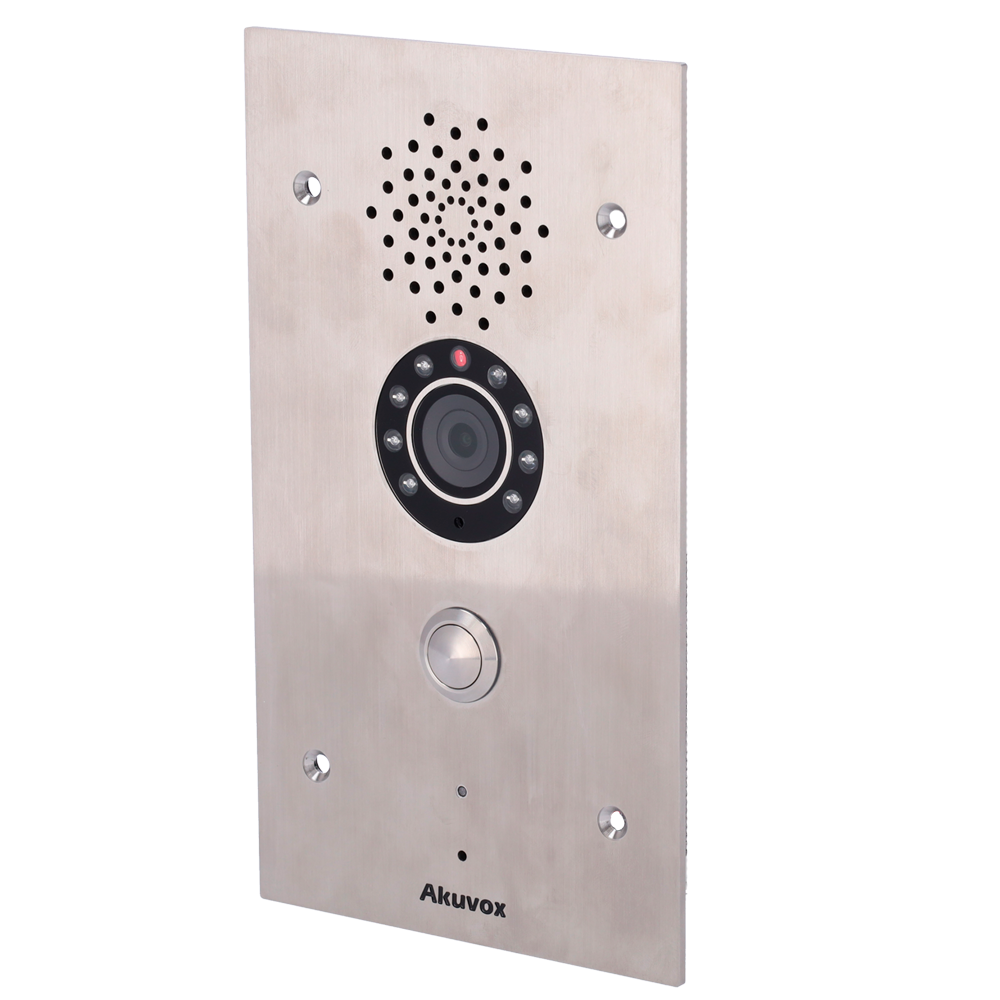 Locked anti-vandal IP video doorman - 2 Mpx camera | Two-way audio Crystal Clear - 2 relays - Emergency intercom | PoE, SIP Standard - Mantenimiento Cloud - Connection of monitors and platforms via the Cloud