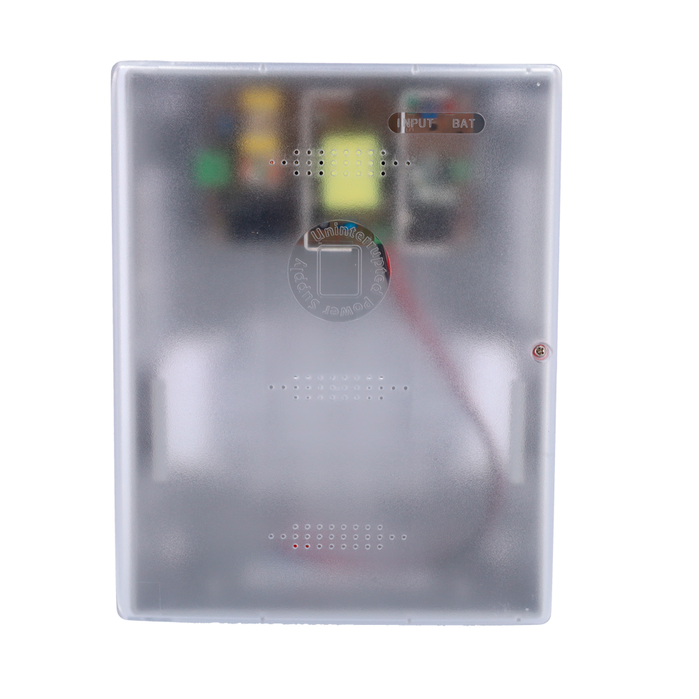 Caja de Distribución de Energía - 1 Entrada AC 100-240V 50/60Hz - Voltaje de Salida DC 12V 5A - Caja de Plástico