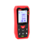 Medidor de distancia láser - Alcance de hasta 100 m con precisión milimétrica - Medición de longitud, área, volumen - Diseño ergonómico y cómodo - Almacenamiento de hasta 99 conjuntos de datos - Contiene un nivel de burbuja