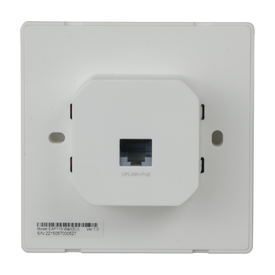 TP-Link - Wi-Fi 4 Omnidirectional AP - Supports 802.11 n/g/b - Transmission speed up to 300 Mbps - Installation in mechanism boxes - PoE power supply