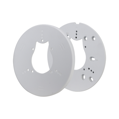 Junction box adapter - Suitable for one or two gangs - Made of aluminum alloy and ABS - 8.5 (Al) x 160 (Ø) mm - Hollow pin