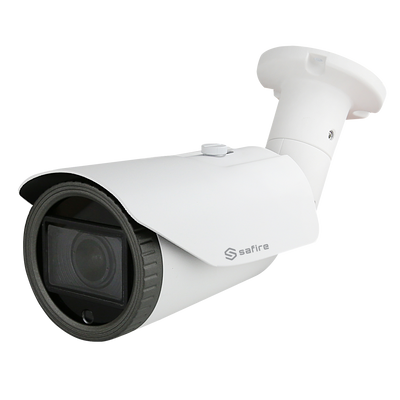 Cámara Bullet 4n1 Safire Gamma PRO - CMOS de alto rendimiento 5 Mpx - Lente Varifocal Manual 2.7~13.5 mm - Starlight - Matrix LED IR Distancia 40 m - Estanca IP66