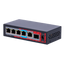 Safire Indoor POE extender Switch - Extended POE power supply - 4 PoE ports + 1 Uplink RJ45 +1 SFP - IEEE 802.3 af/at/bt - Maximum power output 60 W - Ports 10/100/1000 Mbps