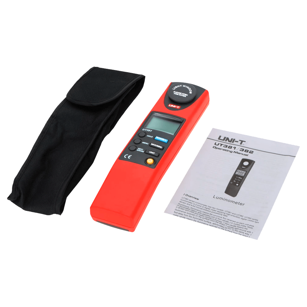 Misuratore di illuminazione - Display fino a 2000 conteggi - Alta frequenza di campionamento - Memorizzazione dei dati - Spegnimento automatico