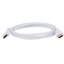 Cavo HDMI - Connettori HDMI tipo A maschio - Alta velocità - 1 m - Colore bianco - Connettori anticorrosione