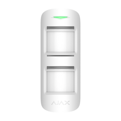 Rilevatore PIR per esterni Ajax - Senza fili 868 MHz Jeweller - Doppio PIR / Rilevazione 15 m - Antimasking / Immune ad animali domestici - Distanza in spazio aperto 1200 m - Uso esterni IP54 - Innowatt