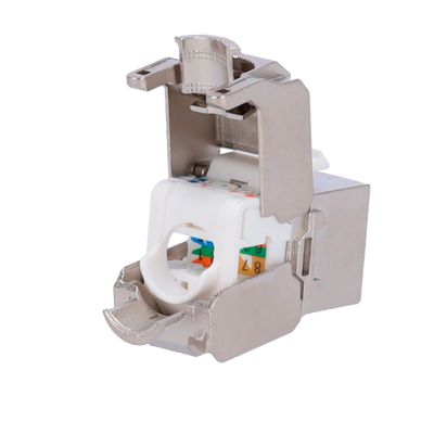 FTP cable connector - RJ45 output connector - Compatible with FTP category 6A - Easy installation without the need for tools