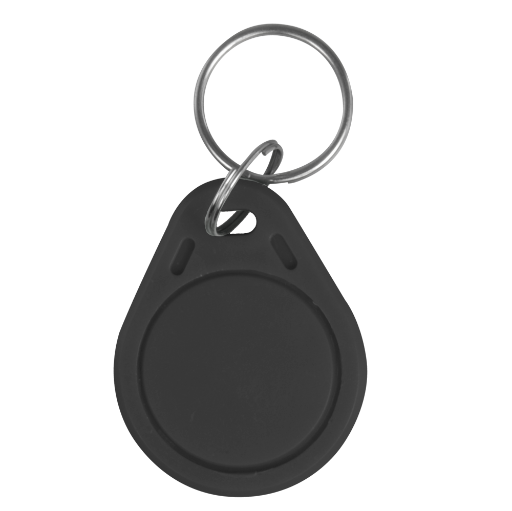 Proximity TAG Key - Radio Frequency ID - Passive EM RFID | Black color - Low frequency 125 kHz - Light and portable - Maximum safety