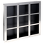Panello frontale e cassa di registrazione - Specifico per videocitofoni - Compatibile con moduli XS-V2000E-M(X) - Fino a 9 moduli - Cassa fabbricata in acero - Pannello fabbricato in acero inossidabile