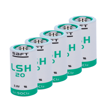 Saft - Pack batteria LSH20 - 10 unità - Voltaggio 3.6 V - Litio - Capacità nominale 13000 mAh - Innowatt