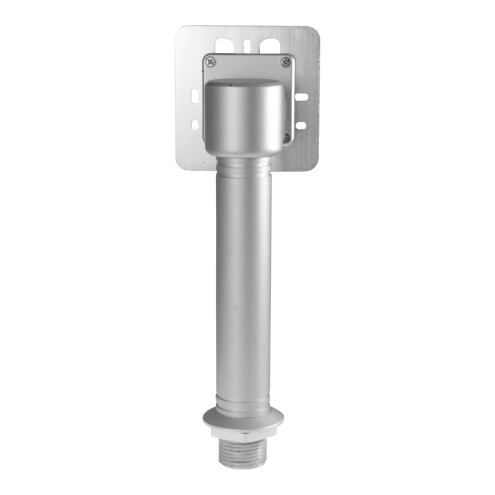 Supporto del tornello per controllo accessi - Piastra universale con fori di adattamento - Composto da due elementi - Compatibile con i dispositivi Safire - Misure: 214.5mm (Al) x 45mm (An) x 27mm (Fo) - Fabbricato in alluminio