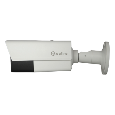 Cámara Bullet Safire Gamma PRO - 2 Mpx CMOS Starlight de alto rendimiento - Lente motorizada 2.7~13.5 mm Autofocus - Smart IR Matrix, Distancia 70 m - WDR (120 dB) | 3D DNR - Resistente al agua IP67