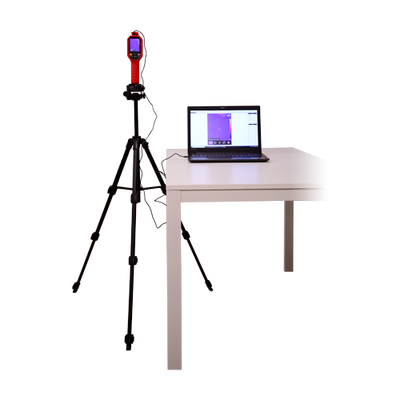 Cámara termográfica portátil dual - Medición de temperatura corporal en tiempo real - Resolución térmica 256x192 | Precisión ±0,5ºC - Sensibilidad térmica ≤50mK - Medición de temperatura en caras a 3 m de distancia - Monitoreo en monitor
