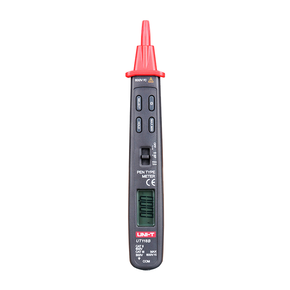 Digital Pen Multimeter - LCD Display - DC and AC voltage measurement up to 300V - Resistance and capacitance measurement - Continuity test buzzer | Diode Test - Electric Field (EF) Detection