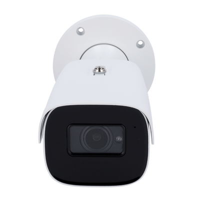 Safire Smart - Cámara Bullet IP gama I2 AI Avanzado - Resolución 8 Megapíxel (3840x2160) - Lente 2.8-12 motorizada mm | Audio | IR 50m - AI Avanzado: Metadatos de vídeo y Detecc. Facial - Impermeabilidad IP67 | PoE (IEEE802.3af)