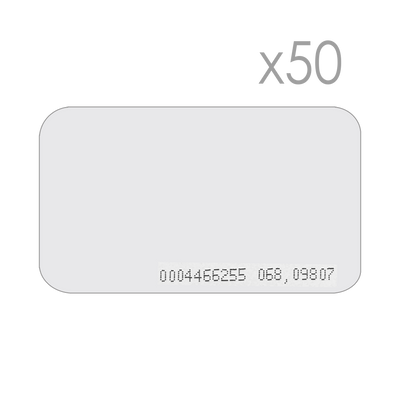 Tarjeta de proximidad numerada - Identificación por radiofrecuencia - MF DESFire EV3 pasiva | Formato CR80 - Alta frecuencia 13,56 MHz - Ligero y portátil - Máxima seguridad | No copiable