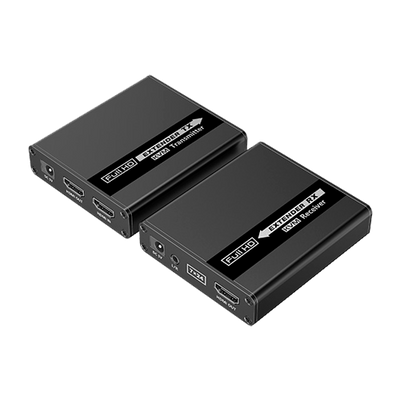Estensore HDMI/USB su cavo Ethernet CAT6/6A/7 - Trasmettitore e ricevitore - Distanza 70 m - Fino a 1080p - Supporta uscita audio PCM/LPCM/DTS HD/ DTS AUDIO