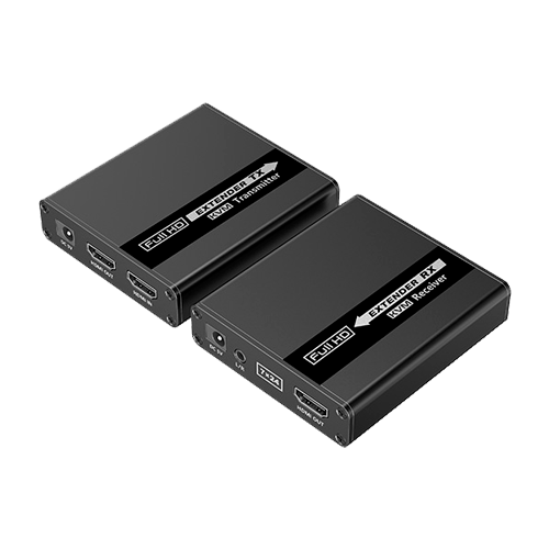 Estensore HDMI/USB su cavo Ethernet CAT6/6A/7 - Trasmettitore e ricevitore - Distanza 70 m - Fino a 1080p - Supporta uscita audio PCM/LPCM/DTS HD/ DTS AUDIO