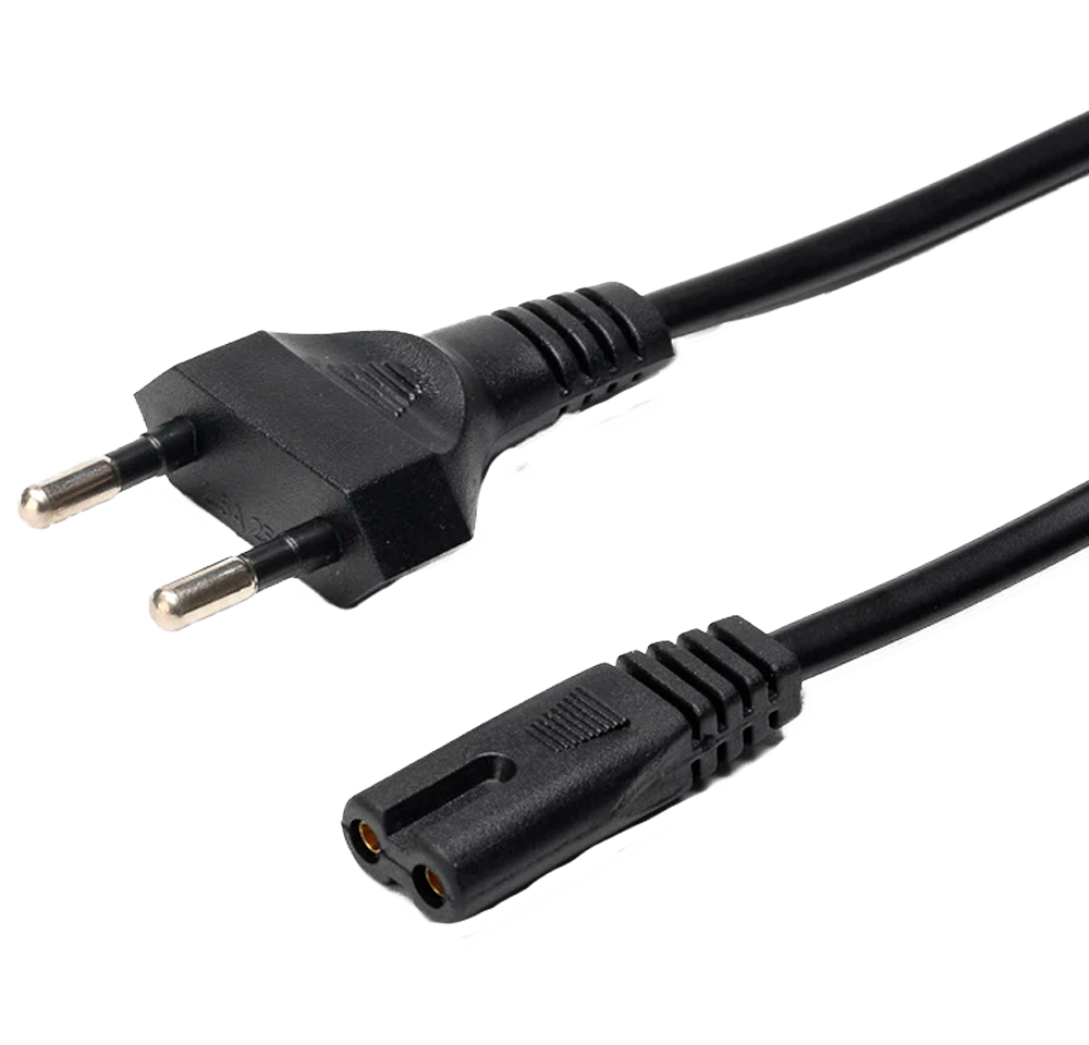 Cavo di alimentazione - Adattatore CA - Compatibile con spine di tipo F - 250VAC / 2.5A - 150cm di lunghezza - Innowatt