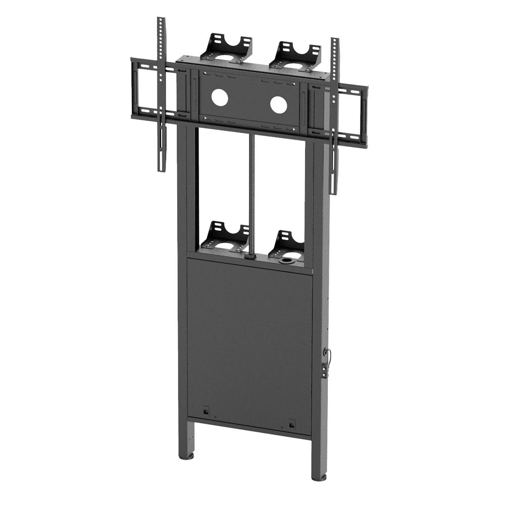 Staffa motorizzata a pavimento e a parete - Altezza regolabile - Fino a 86" - Peso massimo 100Kg - VESA max 900 x 600mm