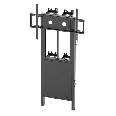 Soporte motorizado para suelo y pared - Altura regulable - Hasta 86" - Peso máximo 100Kg - VESA máx 900 x 600mm