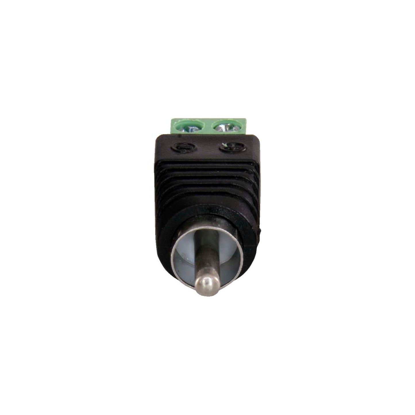 SAFIRE connector - RCA male - Output +/ from 2 terminals - 36 mm (Fo) - 13 mm (An) - 5 g
